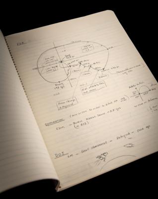 Lot #6110 Gordon Cooper's Apollo 10 Training and Checkups Notebook, Used Extensively by the Mission's Backup Commander - Image 1