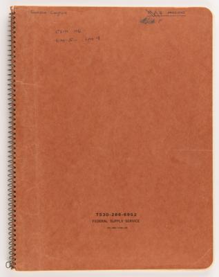 Lot #6110 Gordon Cooper's Apollo 10 Training and Checkups Notebook, Used Extensively by the Mission's Backup Commander - Image 2