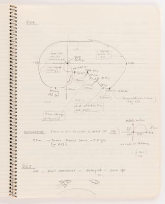 Lot #6110 Gordon Cooper's Apollo 10 Training and Checkups Notebook, Used Extensively by the Mission's Backup Commander - Image 3