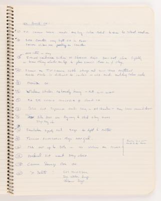 Lot #6110 Gordon Cooper's Apollo 10 Training and Checkups Notebook, Used Extensively by the Mission's Backup Commander - Image 6