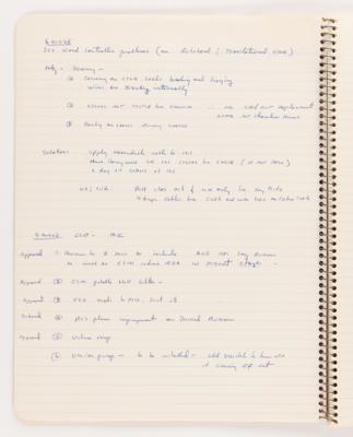 Lot #6110 Gordon Cooper's Apollo 10 Training and Checkups Notebook, Used Extensively by the Mission's Backup Commander - Image 7