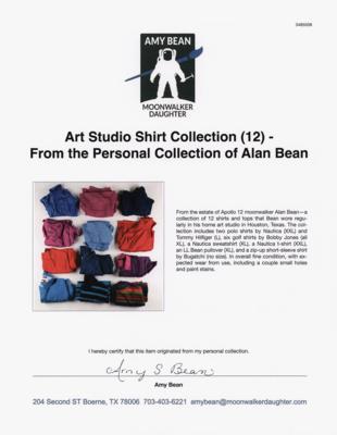 Lot #6195 Art Studio Shirt Collection (12) - From the Personal Collection of Alan Bean - Image 2