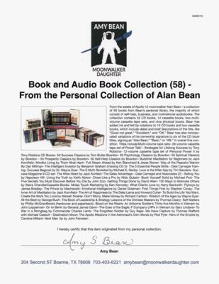 Lot #6204 Book and Audio Book Collection (58) - From the Personal Collection of Alan Bean - Image 5