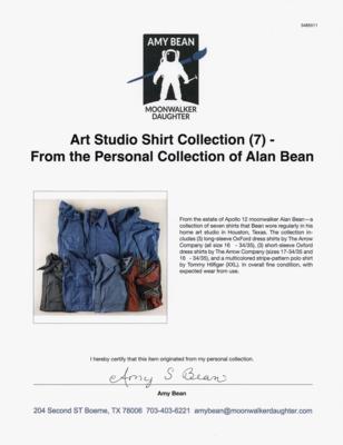 Lot #6196 Art Studio Shirt Collection (7) - From the Personal Collection of Alan Bean - Image 2