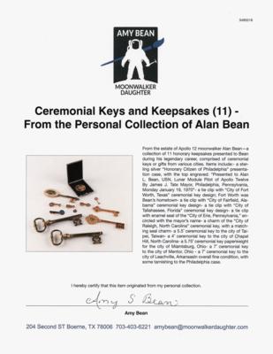 Lot #6206 Ceremonial Keys and Keepsakes (11) - From the Personal Collection of Alan Bean - Image 6