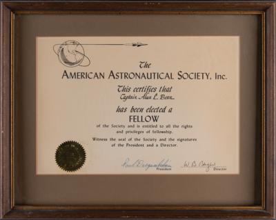 Lot #6199 Awards and Certificates (11) - From the Personal Collection of Alan Bean - Image 6