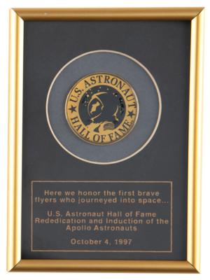 Lot #6238 U.S. Astronaut Hall of Fame Plaque - From the Personal Collection of Alan Bean - Image 1