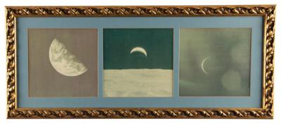 Lot #6188 Apollo 12 'Earth' Photograph Display (Framed) - From the Personal Collection of Alan Bean - Image 1