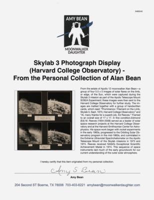 Lot #6232 Skylab 3 Photograph Display (Harvard College Observatory) - From the Personal Collection of Alan Bean - Image 3