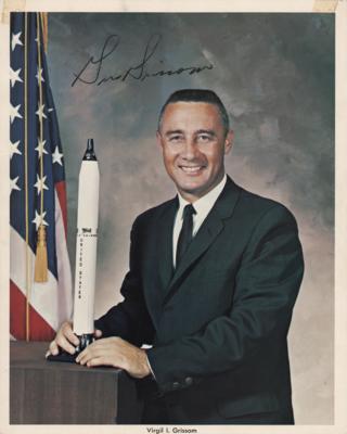 Lot #6071 Gus Grissom Signed Photograph - Image 1