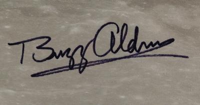 Lot #6154 Apollo 11: Buzz Aldrin and Michael Collins Signed Print - Image 3