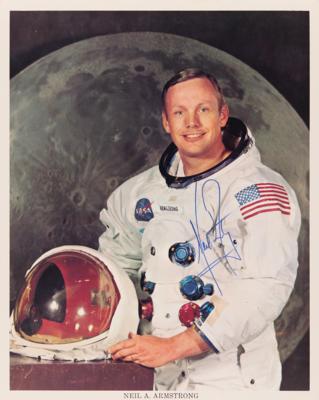 Lot #6126 Neil Armstrong Signed Photograph - Image 1