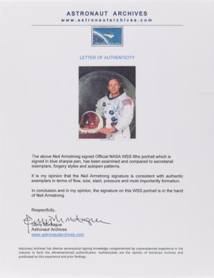 Lot #6126 Neil Armstrong Signed Photograph - Image 3