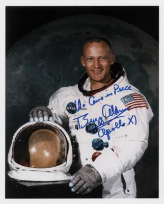 Lot #6143 Buzz Aldrin Signed Photograph - Image 1