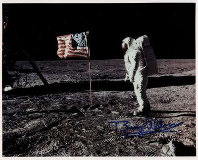 Lot #6144 Buzz Aldrin Signed Photograph - Image 1