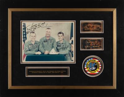 Lot #6121 Apollo 1 Signed Photograph with Rare