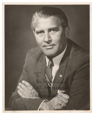 Lot #6417 Wernher von Braun Signed Photograph