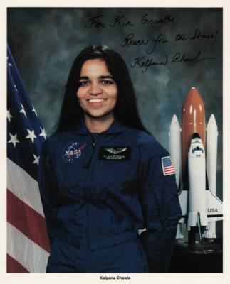 Lot #6453 STS-107: Kalpana Chawla Signed