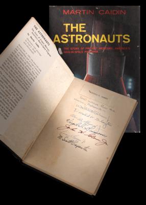 Lot #6007 Mercury 7 Signed Book - The Astronauts