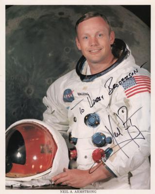 Lot #6155 Neil Armstrong Signed Photograph - Image 1