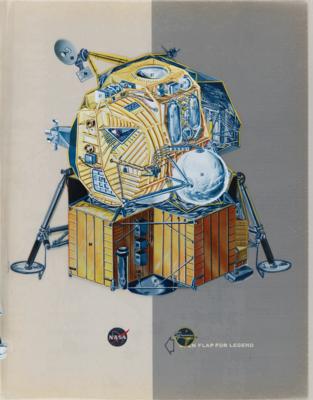 Lot #6377 Moonwalkers (6) Signed Apollo Lunar Module Transgraphic Brochure - Image 3