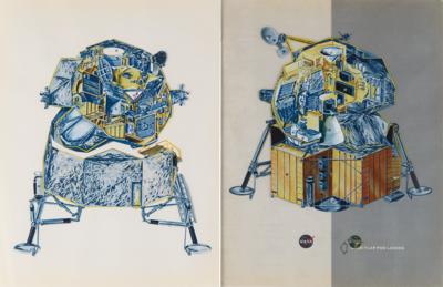 Lot #6377 Moonwalkers (6) Signed Apollo Lunar Module Transgraphic Brochure - Image 4