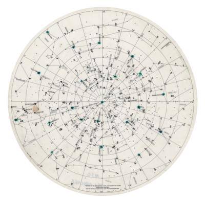 Lot #6337 Apollo 15 Flown and Training-Used Star Chart - From the Personal Collection of Al Worden - Image 1