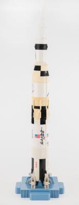 Lot #6475 Apollo Astronauts (8) Multi-Signed Saturn V Rocket Model - Image 4