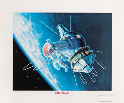 Lot #6508 Alexei Leonov Signed Print