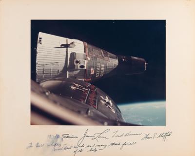 Lot #6054 Gemini 6 and 7 Signed Photograph