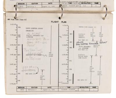 Lot #6032 Gemini 5 Flown Flight Plan with Extensive In-Flight Notations by Charles Conrad - Image 4