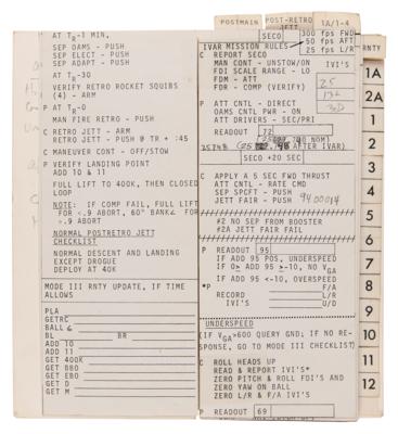 Lot #6033 Gemini 12 Flown Checklist Signed by James Lovell - Image 3