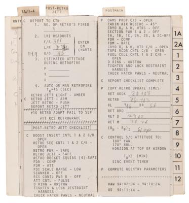 Lot #6033 Gemini 12 Flown Checklist Signed by James Lovell - Image 7