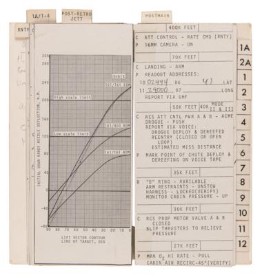 Lot #6033 Gemini 12 Flown Checklist Signed by James Lovell - Image 8