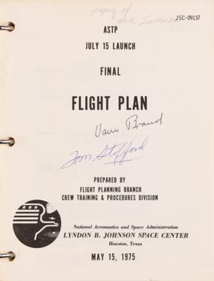 Lot #6389 Apollo NASA Manual Collection of (12) Signed Flight and Activity Plans with (20) Astronaut and Cosmonaut Signatures - Image 12