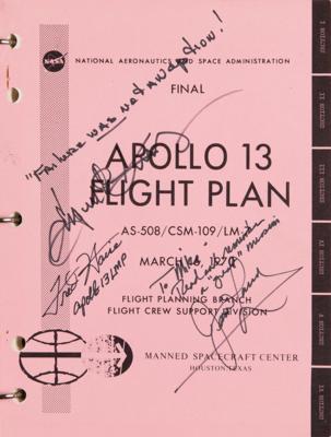 Lot #6389 Apollo NASA Manual Collection of (12) Signed Flight and Activity Plans with (20) Astronaut and Cosmonaut Signatures - Image 2