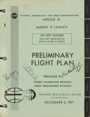 Lot #6389 Apollo NASA Manual Collection of (12) Signed Flight and Activity Plans with (20) Astronaut and Cosmonaut Signatures - Image 7