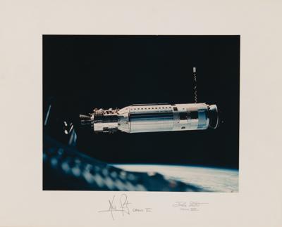 Lot #6034 Gemini 8 Signed Oversized NASA Photograph - Image 1