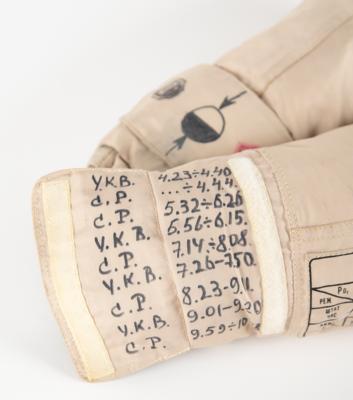 Lot #6513 Soyuz TM-23/Mir EO-21 Flown Orlan EVA Cosmonaut Space Suit Gloves - From the Personal Collection of Yuri Usachov - Image 3