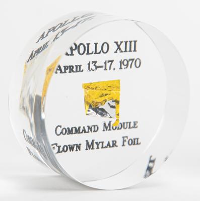 Lot #6258 Apollo 13 Command Module Flown Mylar Foil - Image 2