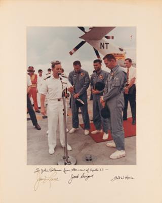 Lot #6244 Apollo 13 Signed Oversized NASA