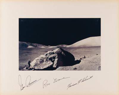 Lot #6359 Apollo 17 Signed Oversized 'Tracy's