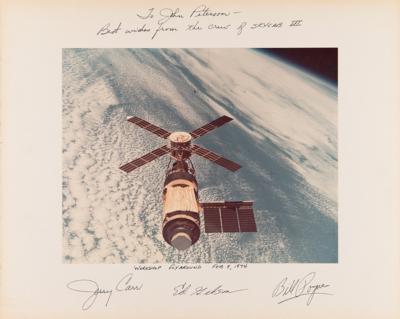 Lot #6425 Skylab 4 Signed Oversized NASA Photograph - Image 1