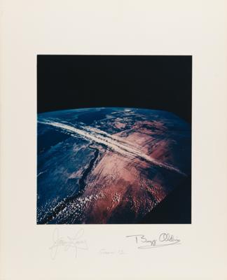 Lot #6051 Gemini 12 Signed Oversized NASA Photograph - Image 1