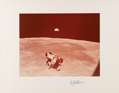 Lot #6045 Michael Collins Signed Oversized NASA Photograph - Image 1