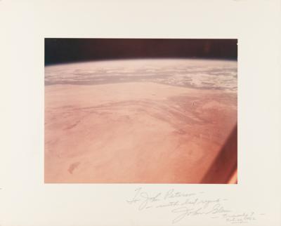 Lot #6016 John Glenn Signed Oversized NASA Photograph - Image 1