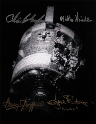 Lot #6414 Apollo 13 Mission Control Signed Photograph - Image 1