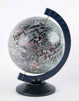 Lot #6380 Apollo Astronauts (5) Multi-Signed Apollo Moon Flights Globe - Image 1