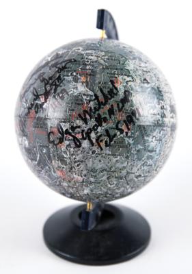 Lot #6380 Apollo Astronauts (5) Multi-Signed Apollo Moon Flights Globe - Image 6