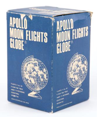 Lot #6380 Apollo Astronauts (5) Multi-Signed Apollo Moon Flights Globe - Image 7